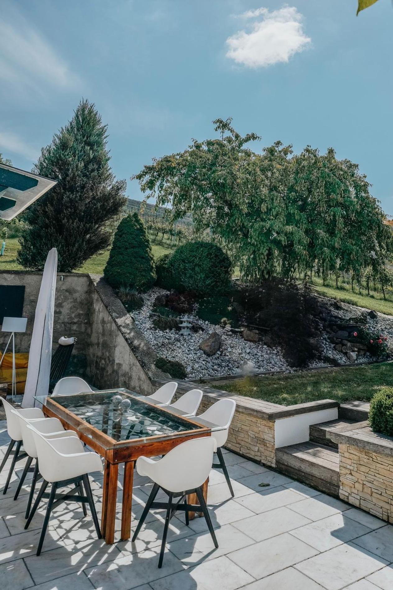 Weingut Holler Chalet Weingarten シュピールフェルト エクステリア 写真